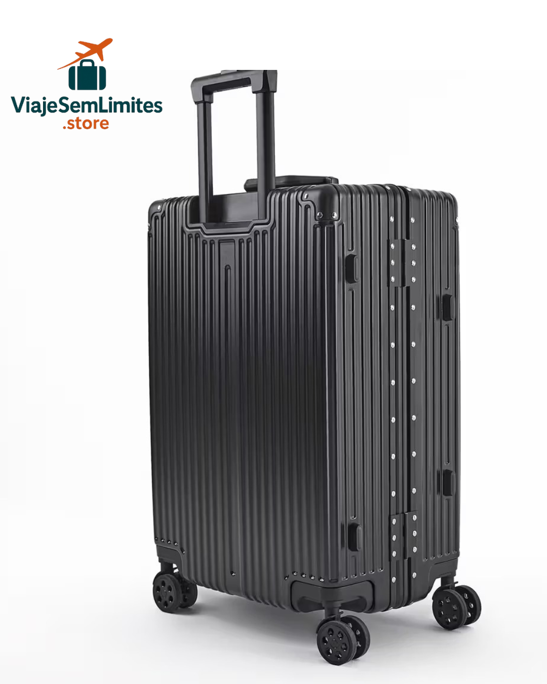 Mala de Viagem Média 23kg Policarbonato  Preto